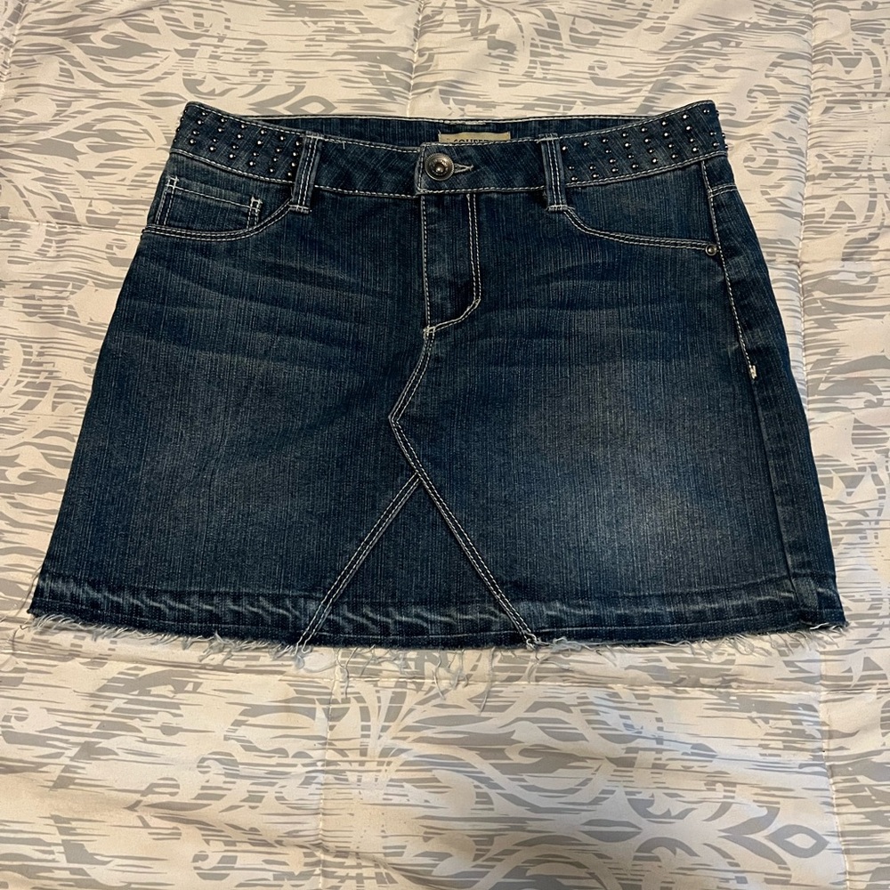Girls denim mini skirt. Sz 12